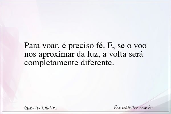 Frase de Gabriel Chalita