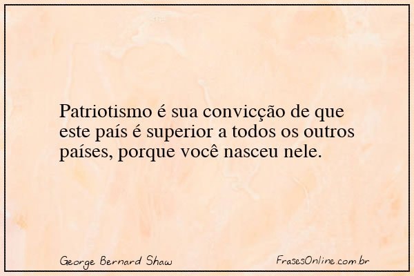 Frase de George Bernard Shaw