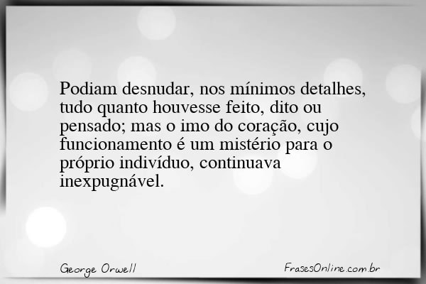 Frase de George Orwell