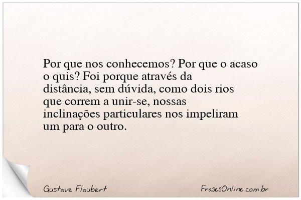 Frase de Gustave Flaubert
