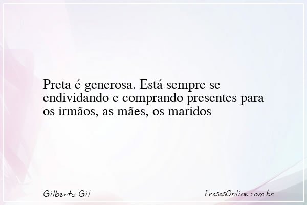 Frase de Gilberto Gil