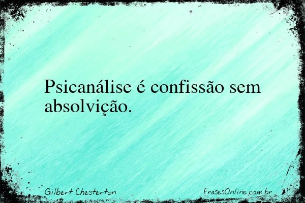 Frase de Gilbert Chesterton