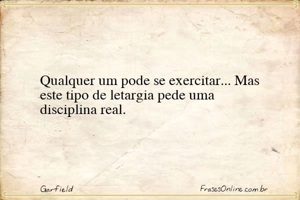 Frase de Garfield