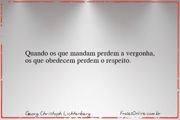 Frase de Georg Christoph Lichtenberg