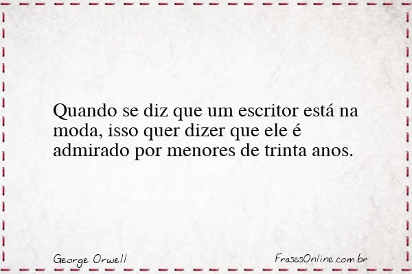 Frase de George Orwell