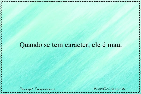 Frase de Georges Clemenceau