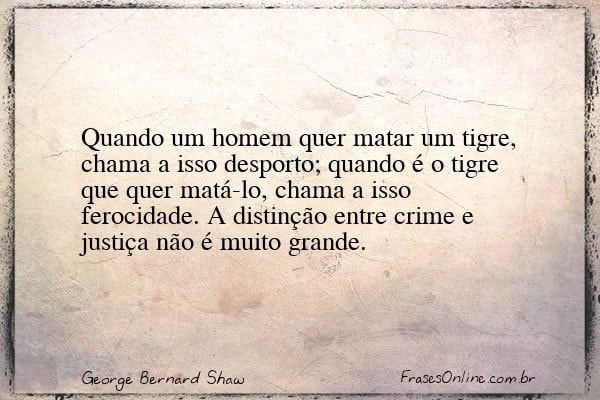 Frase de George Bernard Shaw