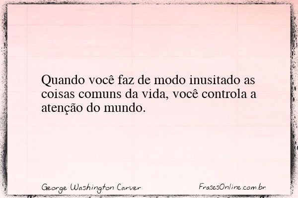 Frase de George Washington Carver