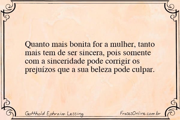 Frase de Gotthold Ephraim Lessing