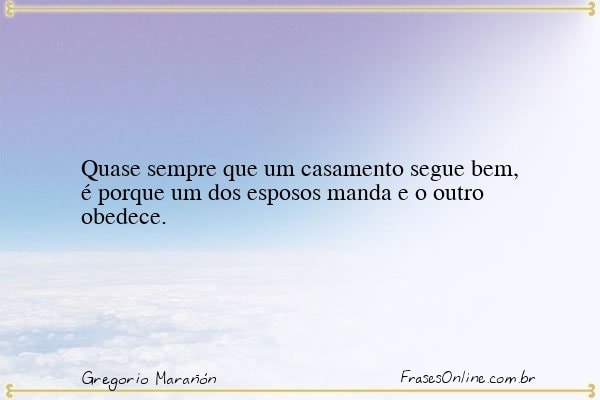 Frase de Gregorio Marañón