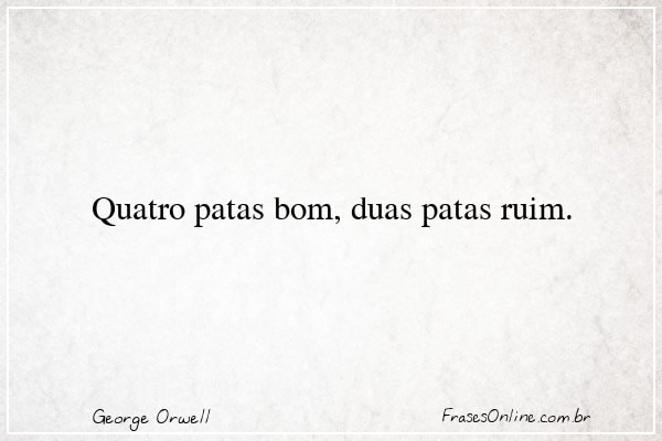 Frase de George Orwell