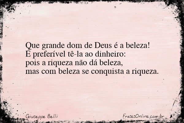 Frase de Giuseppe Belli