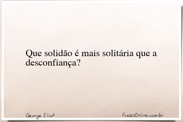 Frase de George Eliot
