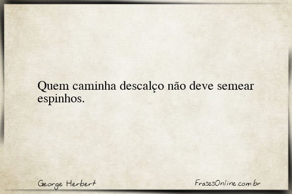 Frase de George Herbert
