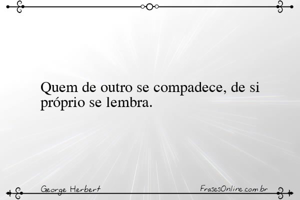 Frase de George Herbert