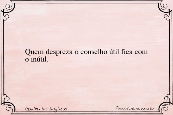Frase de Gualterius Anglicus