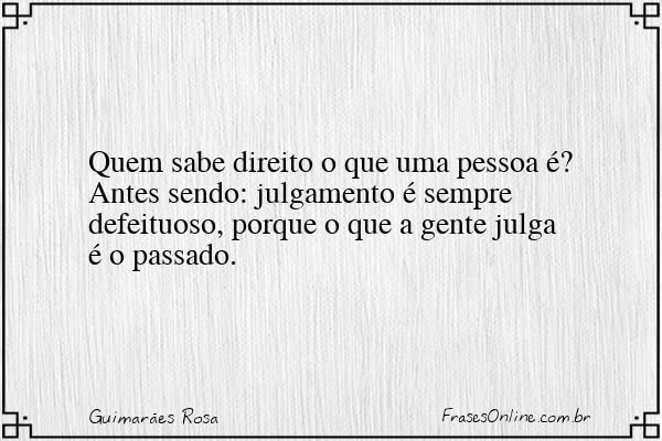 Frase de Guimarães Rosa