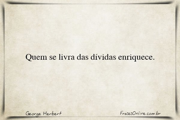 Frase de George Herbert