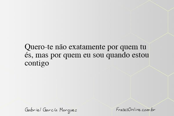 Frase de Gabriel García Marquez