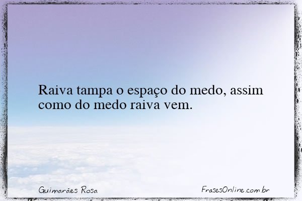 Frase de Guimarães Rosa