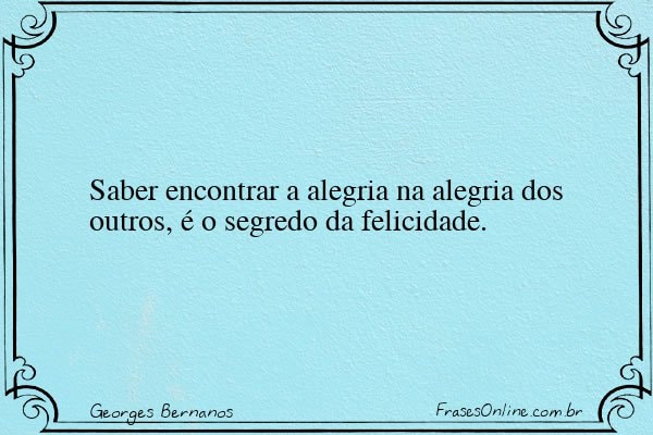 Frase de Georges Bernanos