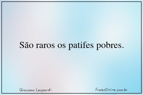 Frase de Giacomo Leopardi