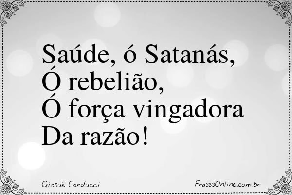 Frase de Giosuè Carducci