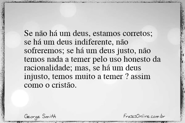 Frase de George Smith