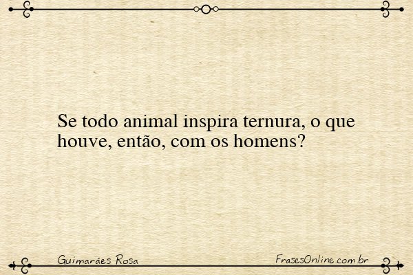 Frase de Guimarães Rosa