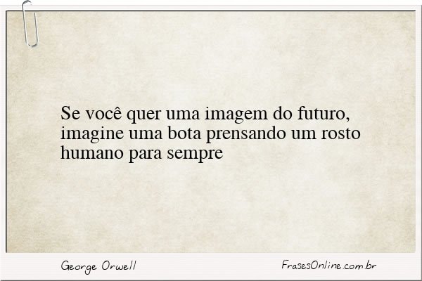 Frase de George Orwell