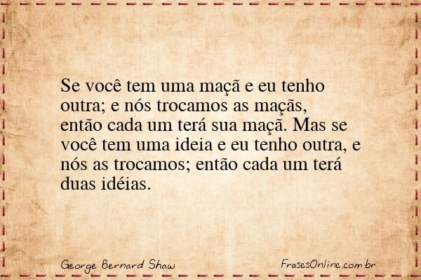 Frase de George Bernard Shaw