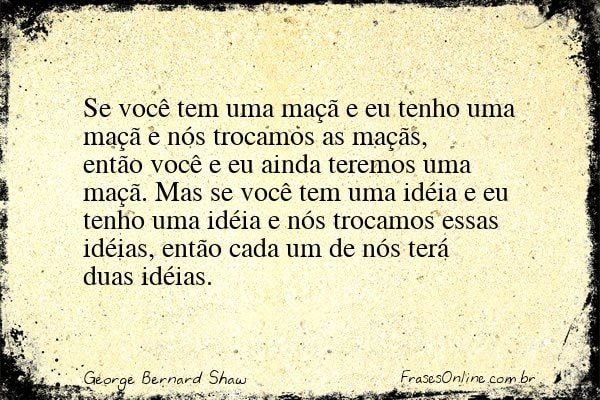 Frase de George Bernard Shaw