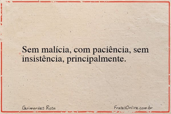 Frase de Guimarães Rosa