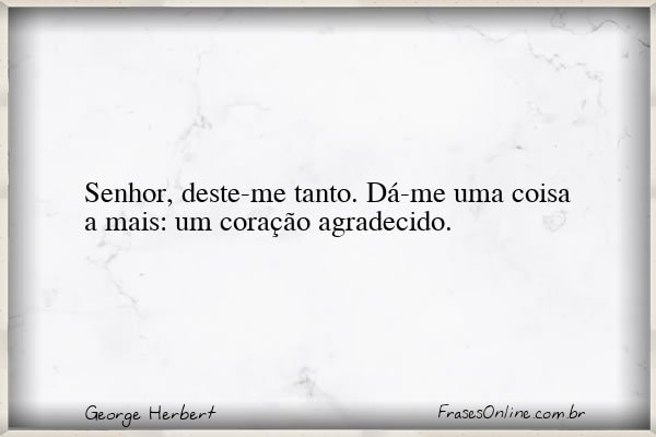 Frase de George Herbert