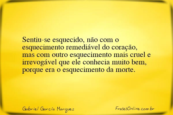 Frase de Gabriel García Marquez