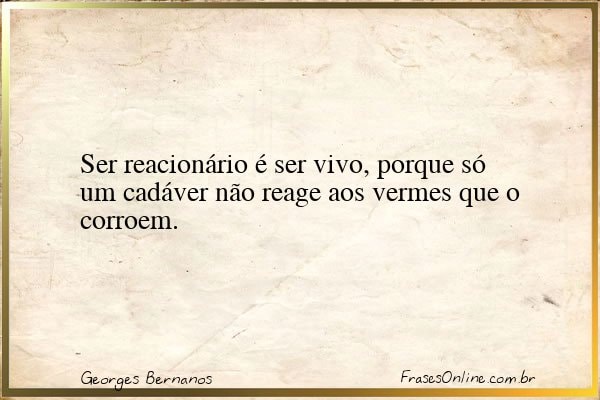 Frase de Georges Bernanos