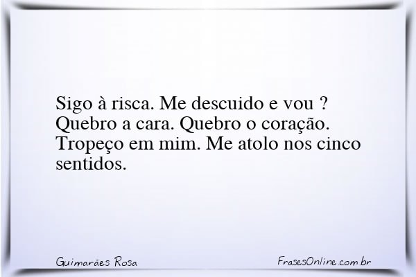 Frase de Guimarães Rosa