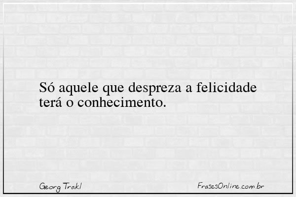 Frase de Georg Trakl