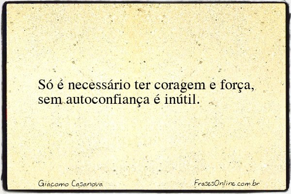 Frase de Giacomo Casanova