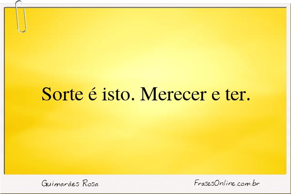 Frase de Guimarães Rosa