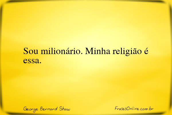 Frase de George Bernard Shaw