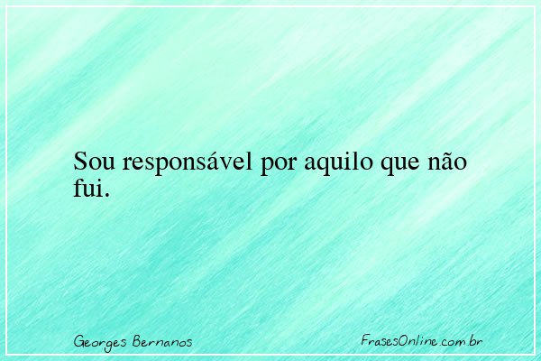 Frase de Georges Bernanos