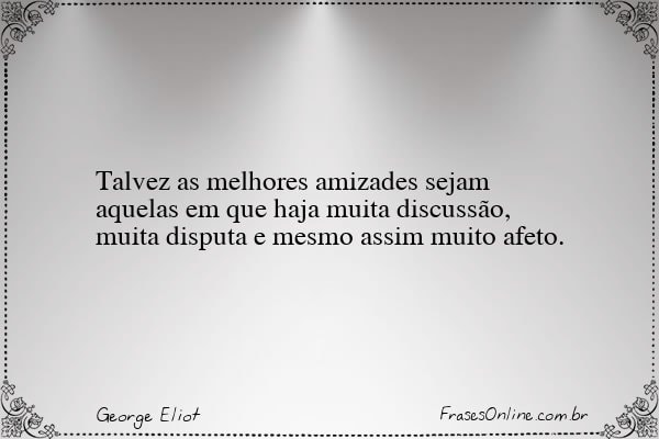 Frase de George Eliot