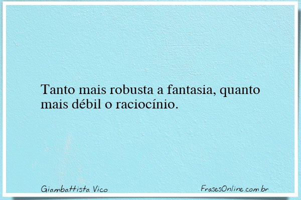Frase de Giambattista Vico