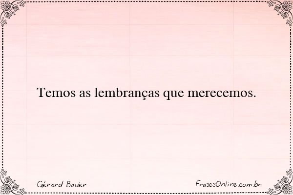 Frase de Gérard Bauër