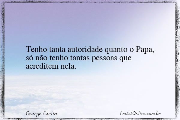 Frase de George Carlin