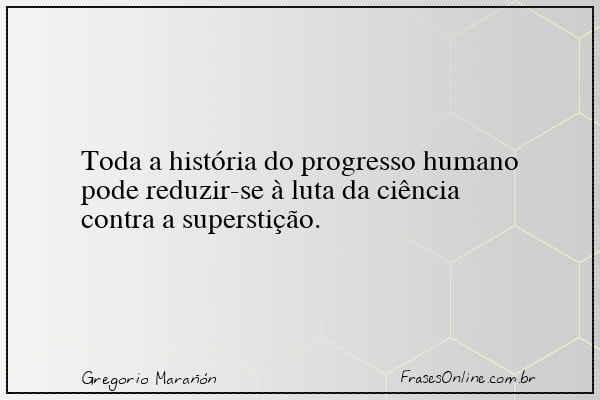 Frase de Gregorio Marañón