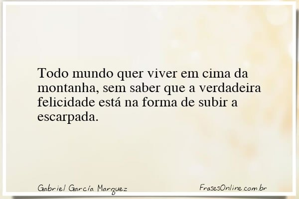 Frase de Gabriel García Marquez