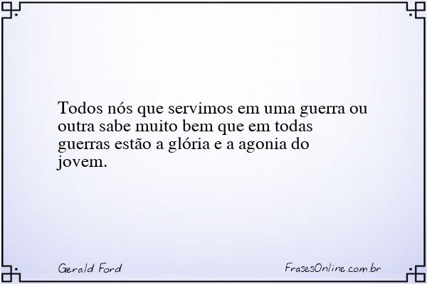Frase de Gerald Ford