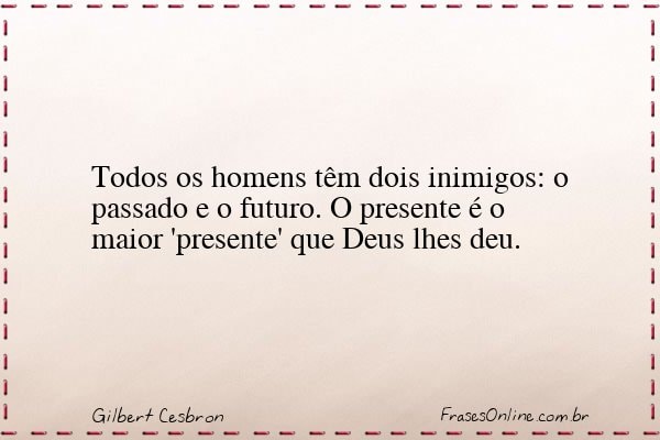 Frase de Gilbert Cesbron